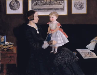 La signora James Wyatt Jr e sua figlia Sarah